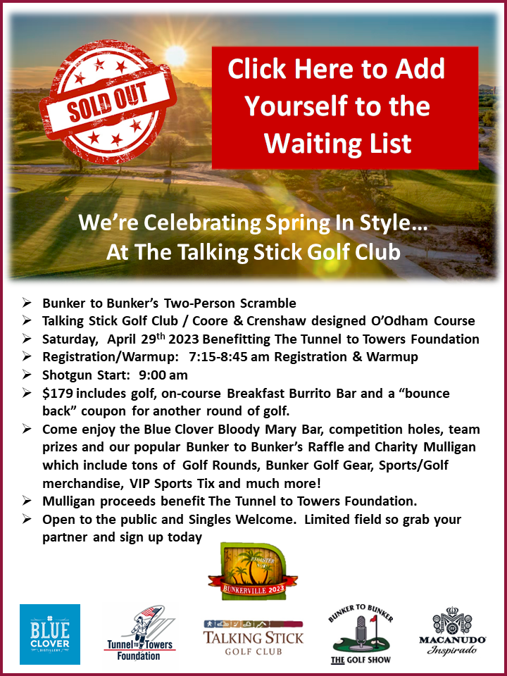 Two Person Scramble Golf Tournament at Talking Stick Golf Club | Saturday, April 29, 2023