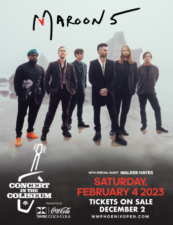 Grammy-Award Winning Maroon 5 to Take The Stage at the Iconic 16th Hole | Waste Management Phoenix Open
